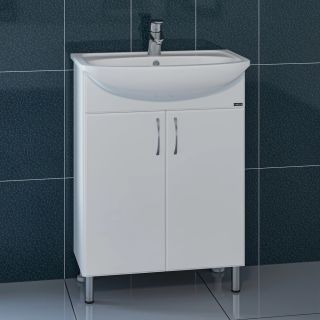 Тумба под раковину СанТа Сити 201075 60см белый